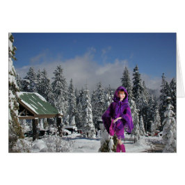 雪景色2フォトモンタージュ