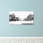 雪景色 キャンバスプリント (インサイチュ (ウッドフロア))