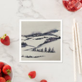 雪景色 スタンダードカクテルナプキン (インサイチュ)