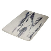 雪景色 バスマット (アングル)