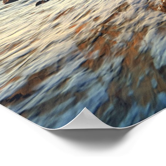 雪景色 ポスター (角)