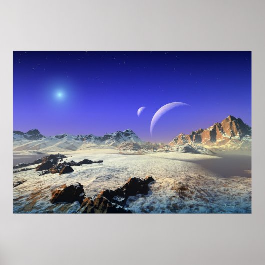 雪景色 ポスター (正面)