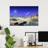 雪景色 ポスター (ホームオフィス)