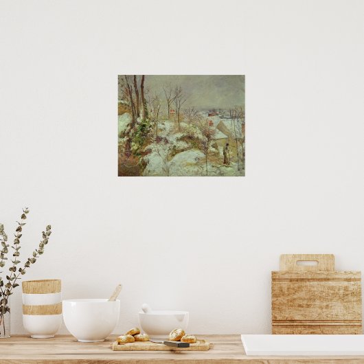 雪景色 ポスター (キッチン)