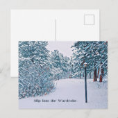 雪景色 ポストカード (正面/裏面)
