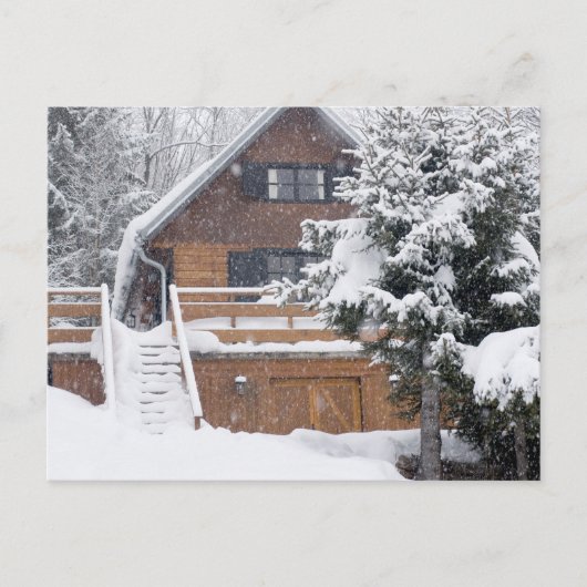 雪景色 ポストカード (正面)