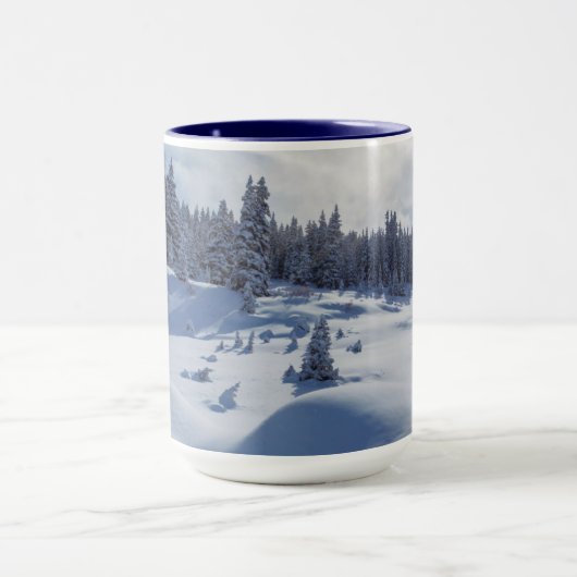 雪景色 マグカップ (中央)