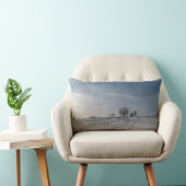 雪景色 ランバークッション (椅子)