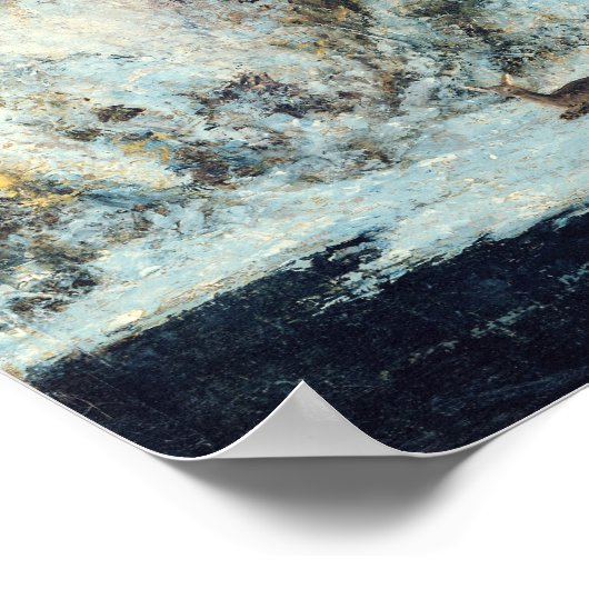 雪景色， 1866 ポスター (角)