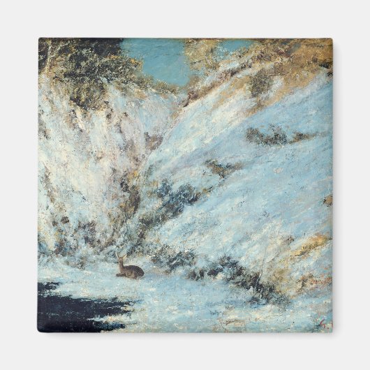雪景色, 1866 マグネット (正面)