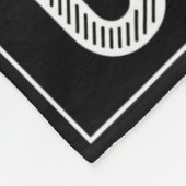 雪最高の盤スキー乗りギフトかわいいスキーヤーズマン フリースブランケット (角)