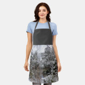 雪木エプロン エプロン (着用した状態)