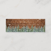 雪木林ブライダルシャワー登録囲い スキニー名刺 (裏面)