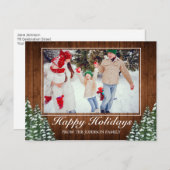 雪木&森ハッピーホリデーズグリーティングフォト 案内ポストカード (正面/裏面)