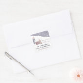 雪村住所の変更 スクエアシール (封筒)