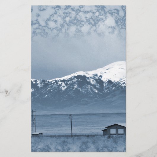 雪来が降る 便箋 (正面)