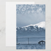 雪来が降る 便箋 (正面/裏面)