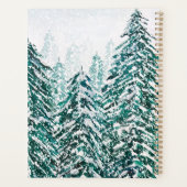 雪松林グリーンバージョン2手絵を描 プランナー手帳 (裏面)