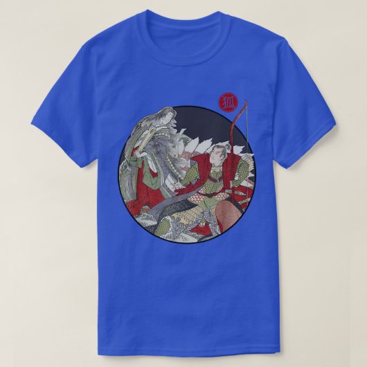 雪松石きつね伝説9尾の鬼とw tシャツ (デザイン正面)