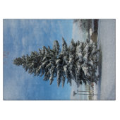 雪板の松 カッティングボード (正面)