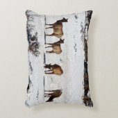 雪枕のエルク アクセントクッション (正面(垂直))