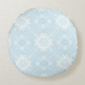 雪枕 ラウンドクッション (正面)
