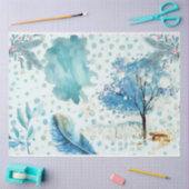 雪格言シリーズデザイン4 薄葉紙 (クラフト)