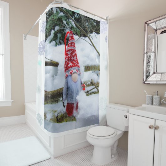 雪格言04 シャワーカーテン (インサイチュ)