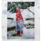 雪格言04 シャワーカーテン (正面)