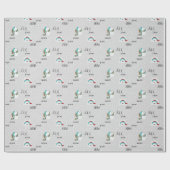 雪極がラッピング紙 ラッピングペーパー (フラット)