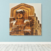 雪橋像 キャンバスプリント (インサイチュ (ウッドフロア))