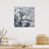 雪毛布 ポスター (キッチン)