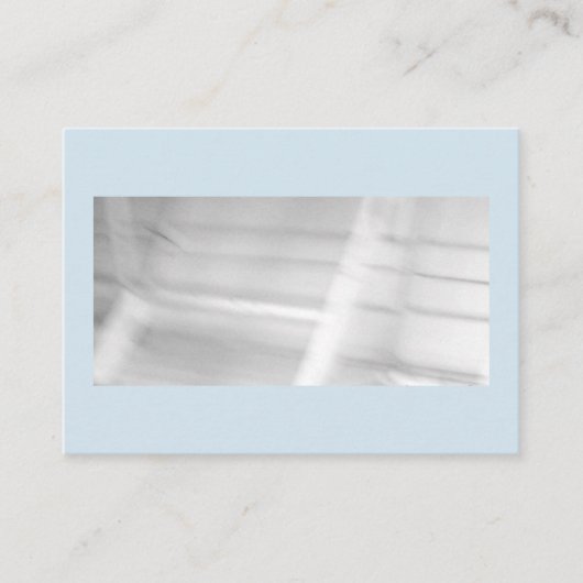 雪毛布 名刺 (正面)