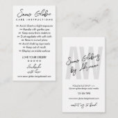 雪気に球の指示 ノートカード (正面/裏面)