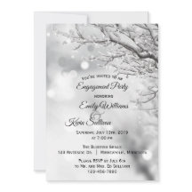 雪氷きらめく冬婚約パーティ