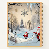 「雪河の反射」 ノートブック (裏面)