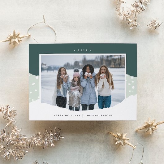 雪流 | Colorblock横型写真 シーズンカード