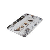 雪浴を楽しむ バスマット (アングル)