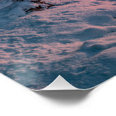 雪海沿岸の夕日 ポスター (コーナー)