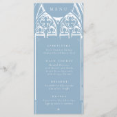 雪深いゴシック冬の童話クリスマスブルー メニュー (正面)