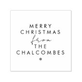 雪深いゴシック冬の童話クリスマス セルフインキングスタンプ (デザイン)