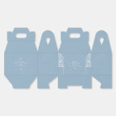 雪深いゴシック冬の童話クリスマス フェイバーボックス (見開き)