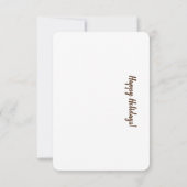 雪深い村のある冬の風景 (裏面)