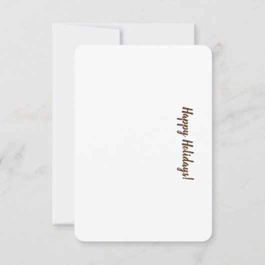 雪深い村のある冬の風景 (裏面)