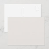 雪無地の色 ポストカード (正面/裏面)