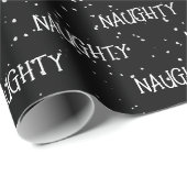 雪片いけな付きクリスマス文字 ラッピングペーパー (ロールコーナー)