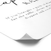 雪片おむつラッフルサイン ポスター (角)