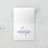 雪片からのアドバイス カード (内部)