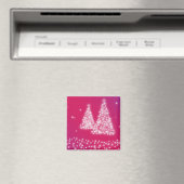 雪片から作られたクリスマスツリー マグネット (インサイチュ (食洗機))