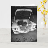 雪片が飛び交う白と黒のバリアリ» カード (黄色い花)